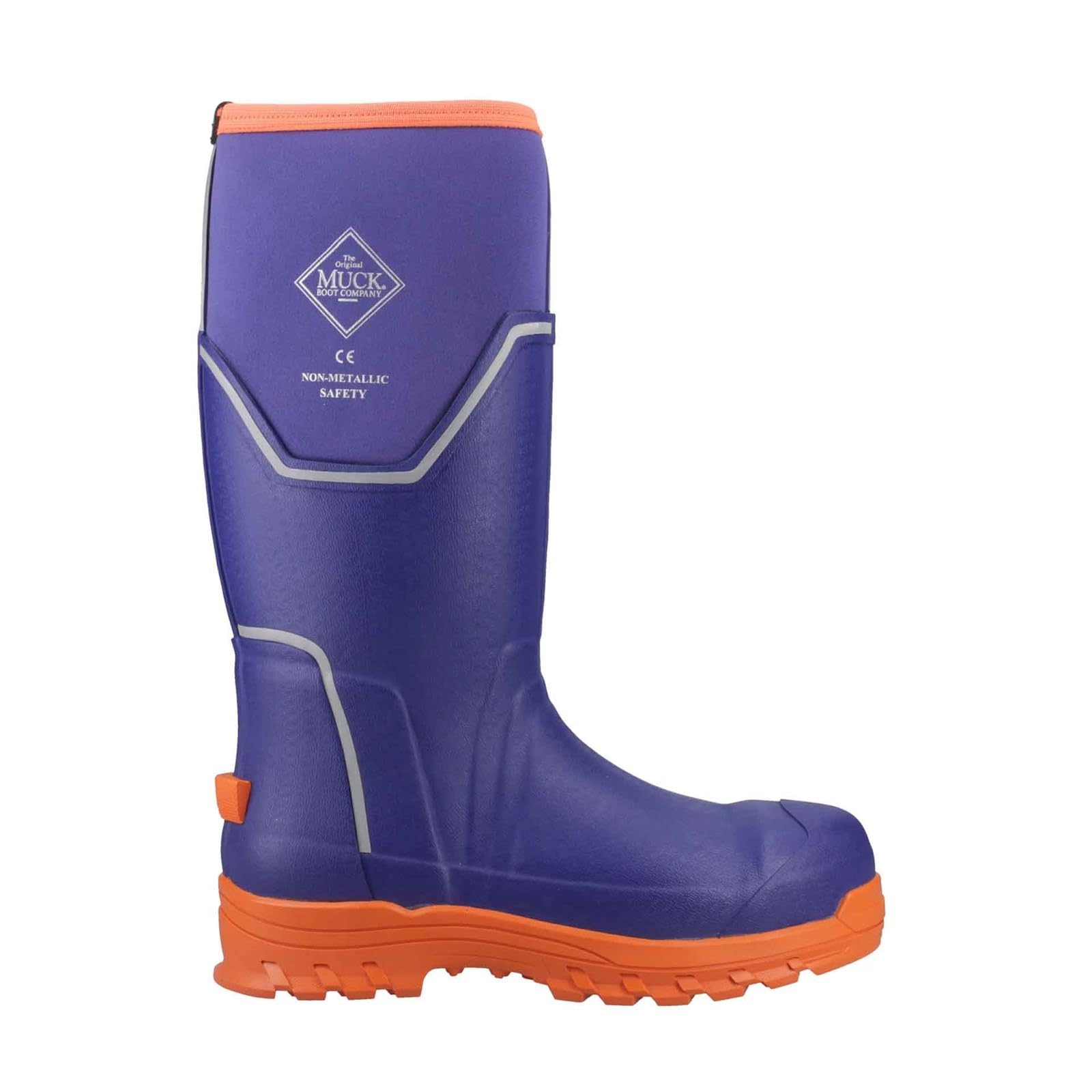Muck Boots Male Grit S5 Safety Wellington, Blue, 9