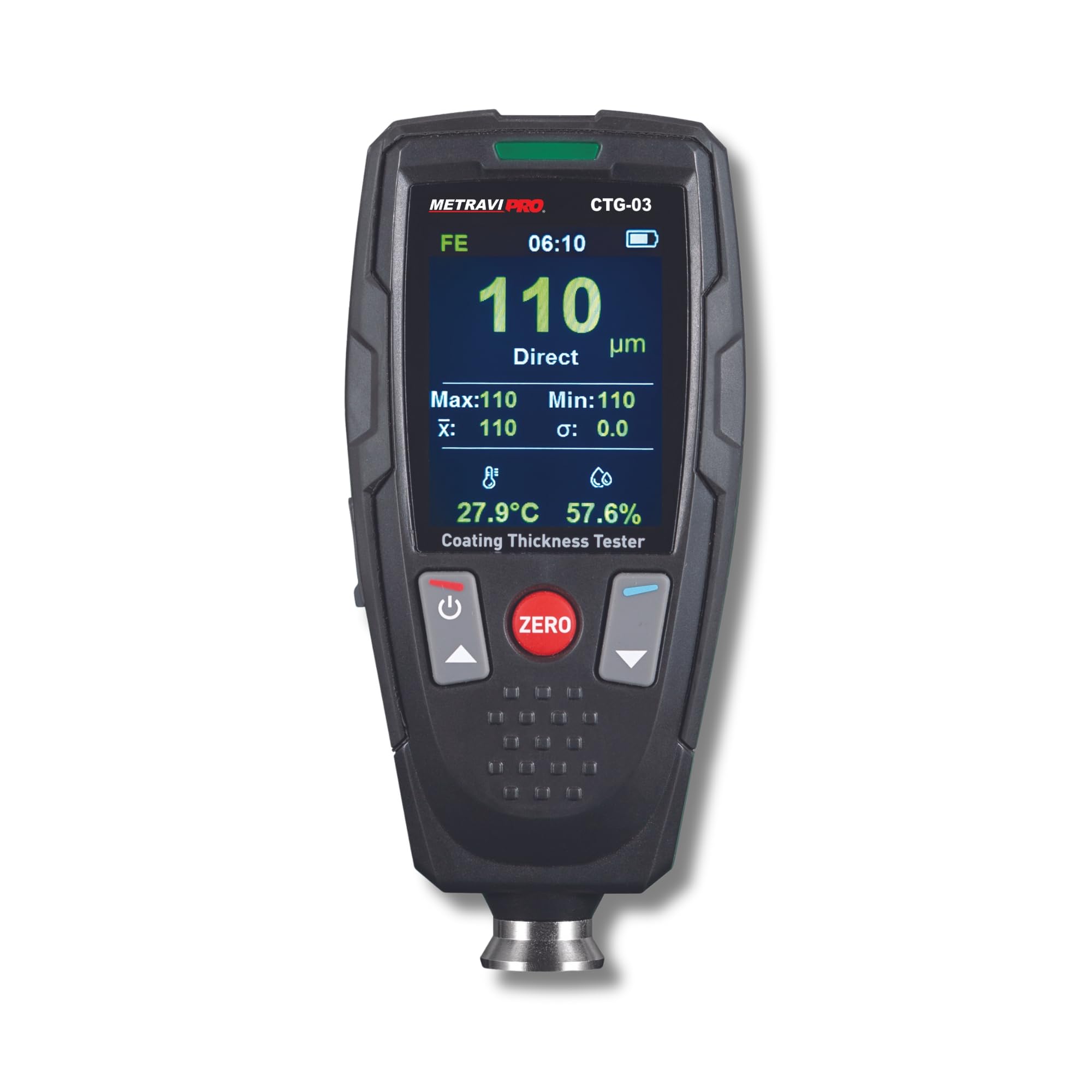 Metravi Pro CTG-03 Coating Thickness Gauge with USB Interface & Auto-rotating Screen (B0BNYRMCN3) Amazon Price History, Amazon Price Tracker