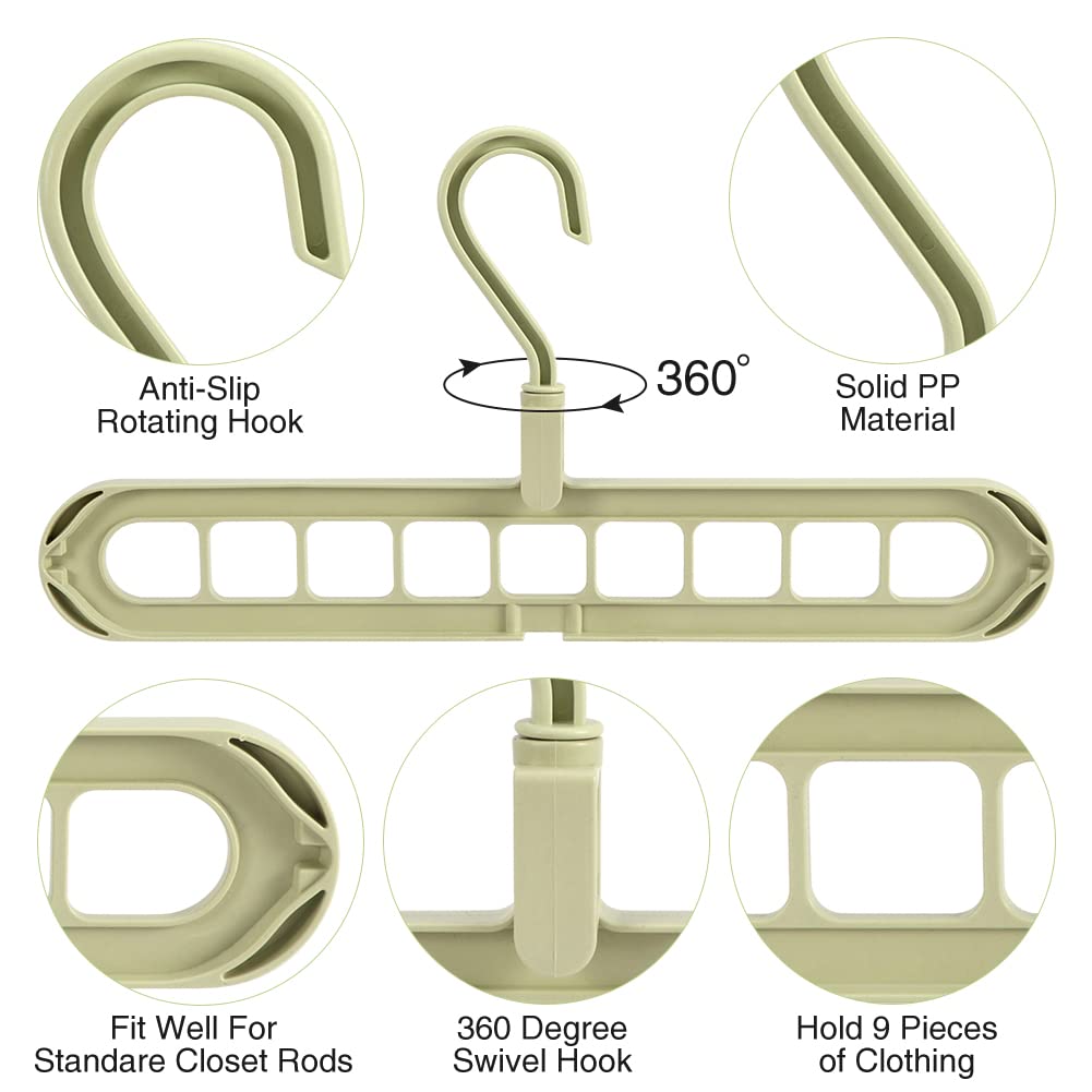 Customers will find all of their essential wardrobe needs because the nine-hole design functions as a comprehensive storage solution.