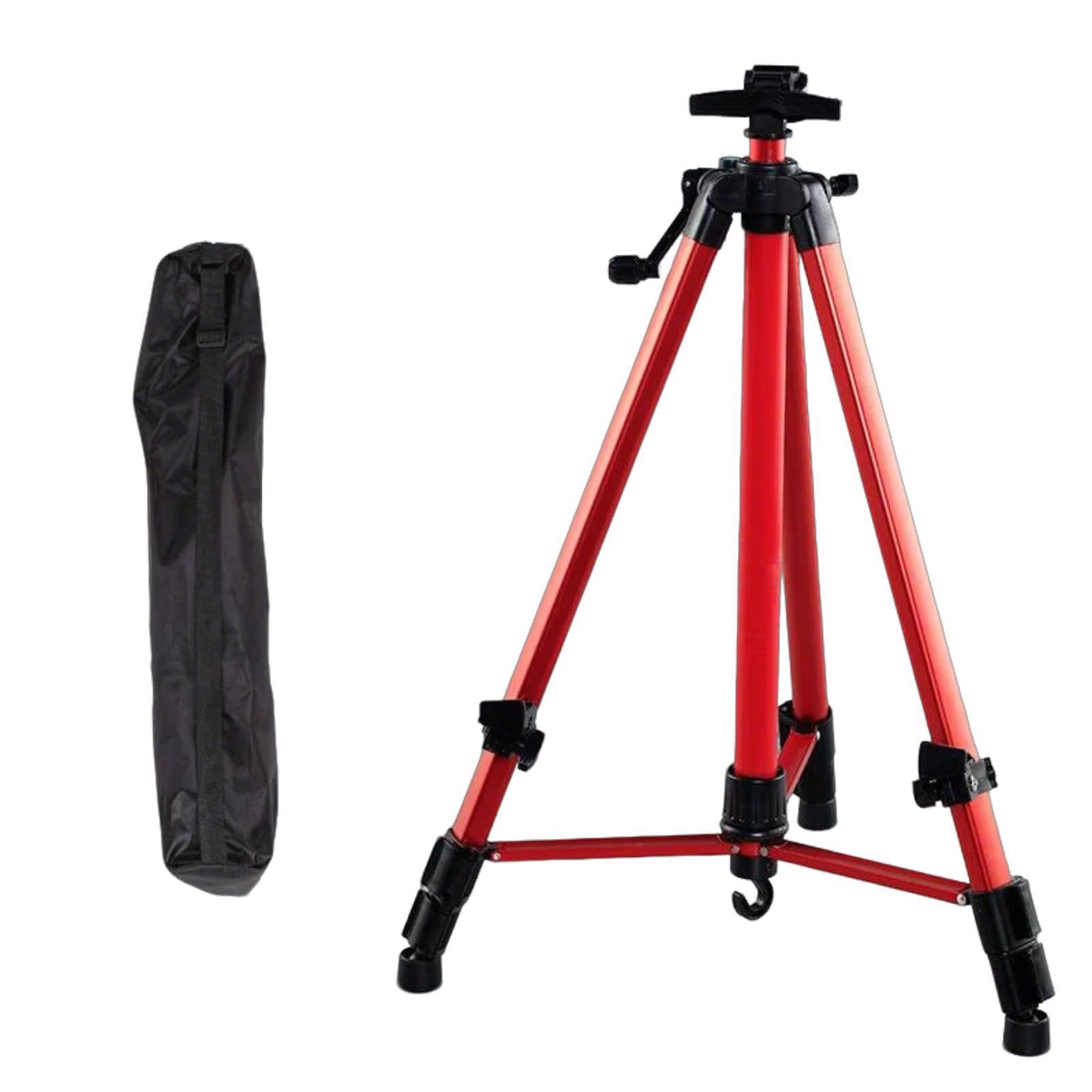Chevalet peinture toile trepied reglable pliable art metal tripod