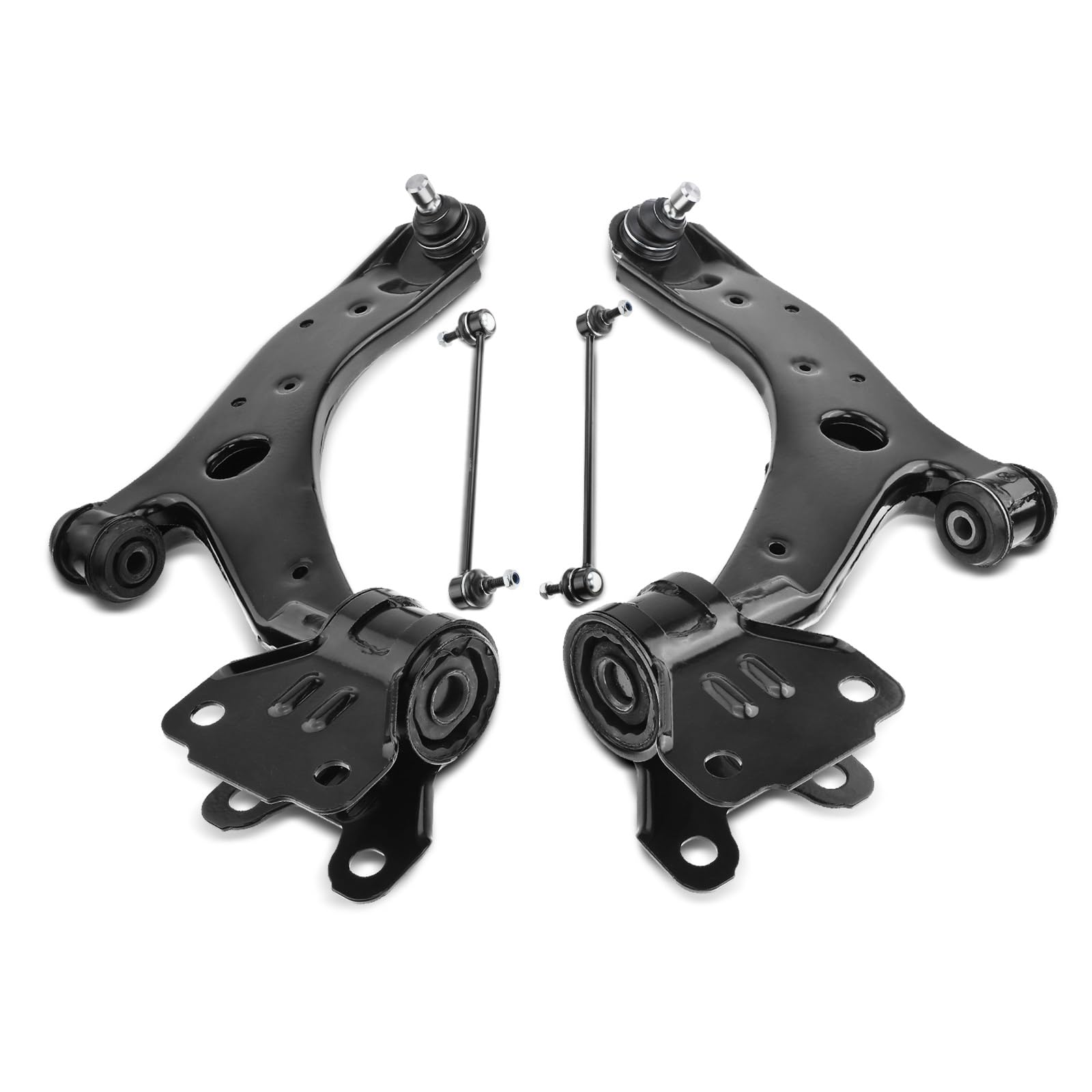Frankberg 2x Braccio di controllo + 2x Asta di accoppiamento anteriore sinistra destra Compatibile con 3 BL 3 Berlina BL Replace# BBM234300