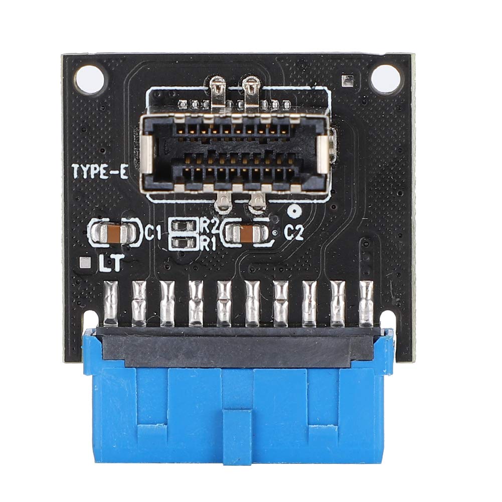 USB 3.0 Front 19PIN to 3.1 Motherboard Expansion Card Type-C Front Type-E Adapter 20 to 19PIN, Support for WINXP/for WIN7 / for WIN8 for WIN10 32 / for 64BIT / for Linux System-image-23
