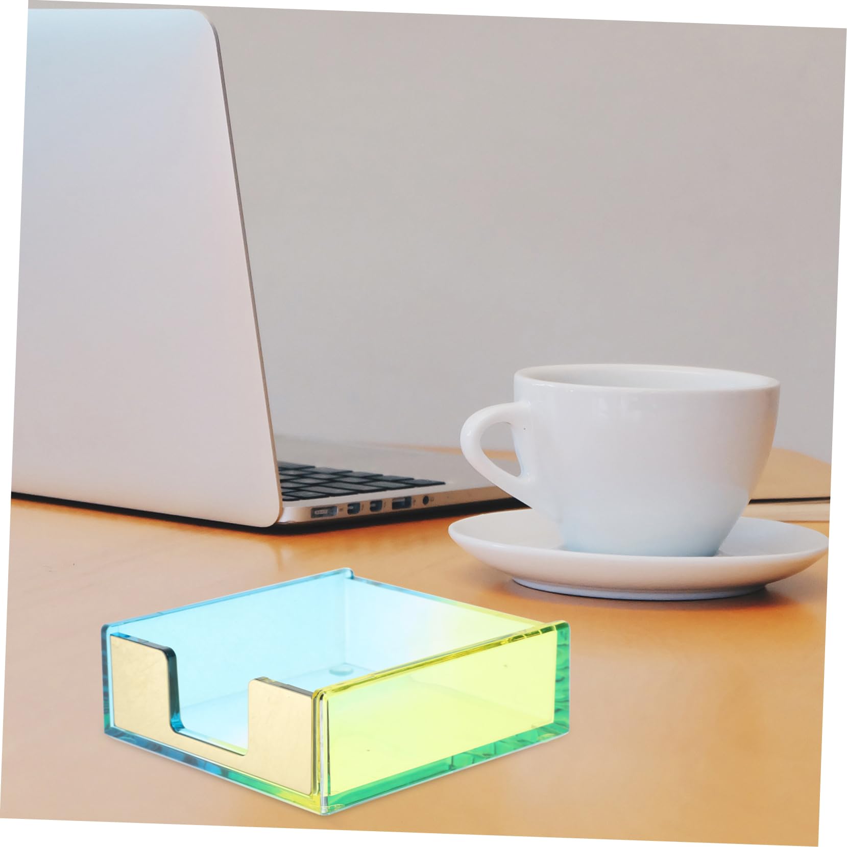 EXCEART 2 Pièces Boîte À Notes Support De Bureau Distributeur De Ruban Porte-Crayons Distributeur De Bloc-Notes De Bureau Conteneur De Papiers Mémo Porte-Papiers Mémo Distributeur De