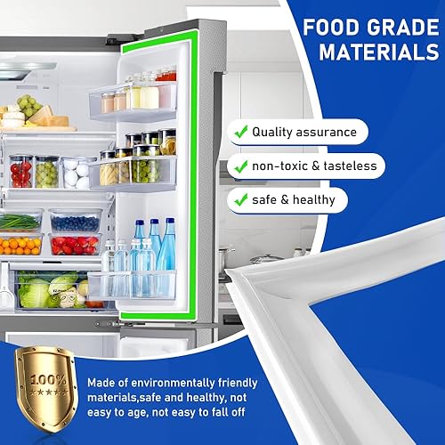 Miniatura 6 de Junta de puerta de refrigerador - Junta de puerta de congelador mejorada 5304507200 Junta de puerta de refrigerador Sello de junta de repuesto para
