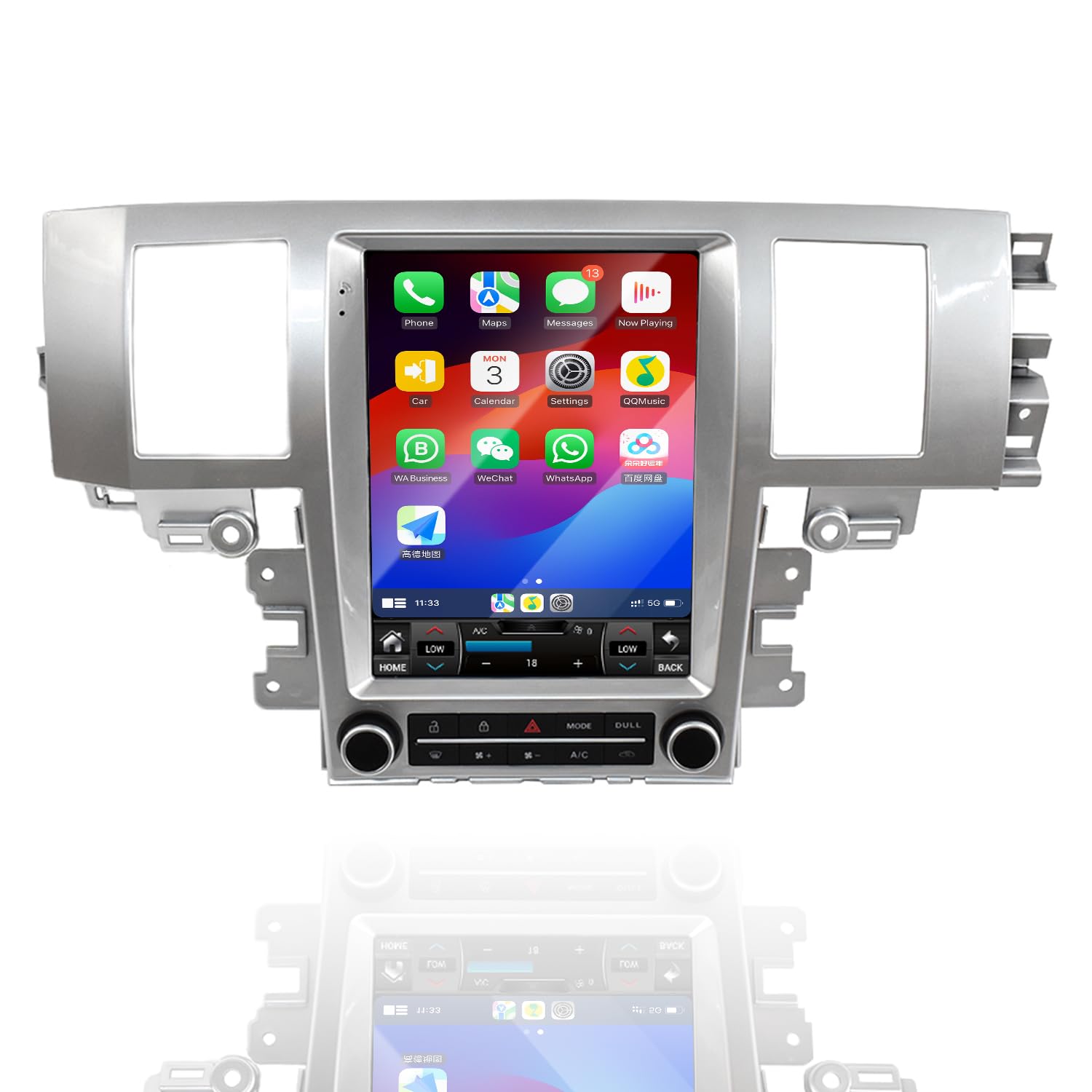 Andriod Car Radio for Jaguar XF 2008-2015 Touch Screen Upgrade Left Hand Drive 9.7 Inch Car Stereo GPS Navigation Multimedia Player Head Unit