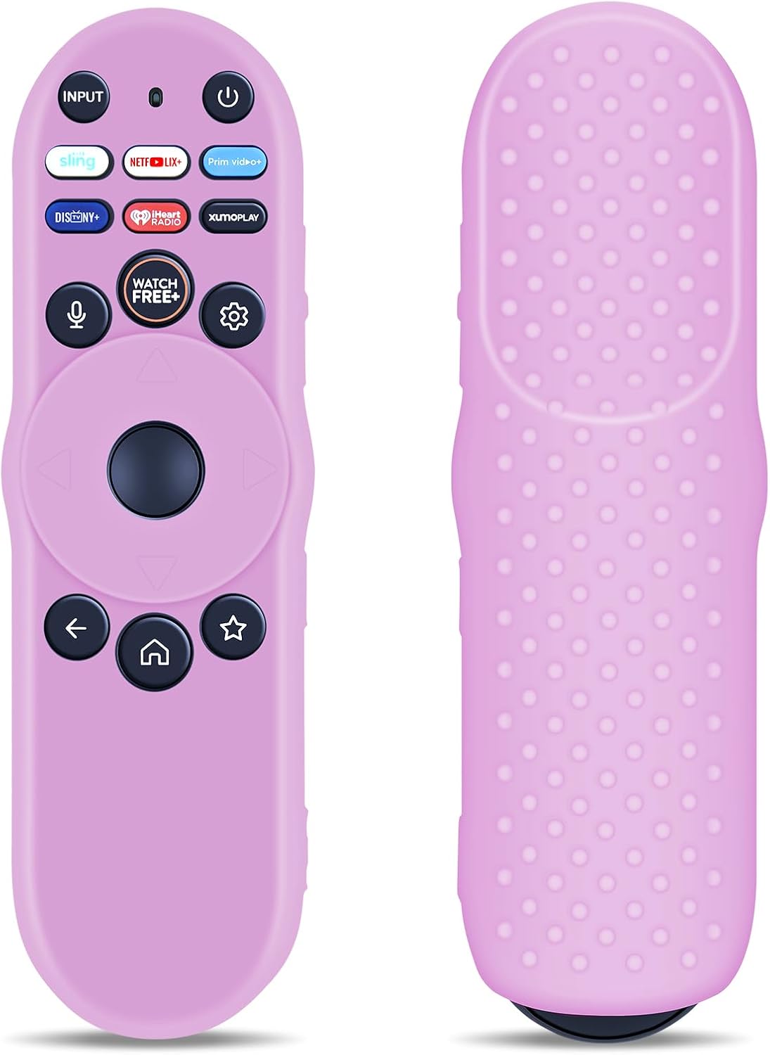 New Replacement Remote Control Cover Compatible for VIZIO XRT270 Series Smart TV Remote Control, Silicone Controller Case Sleeve (Pink Glow-in-The-Dark)