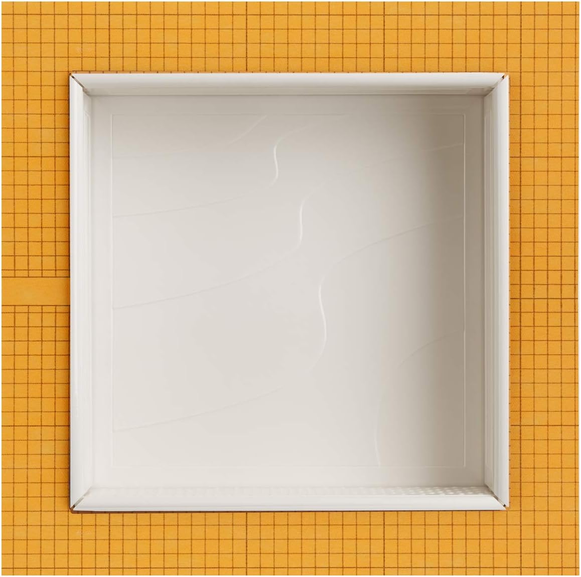 Up To 50% OFF Questech Schluter Kerdi Board 12 x 12 inch Recessed Shower Niche Tile Grout Ready Shelf, Wave, Polished White Get Discount 70% Price Questech Schluter Kerdi Board 12 x 12 inch Recessed Shower Niche Tile Grout Ready Shelf, Wave, Polished White