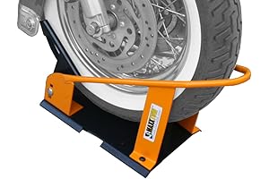 Motorcycle Wheel Chock, Chalk Trail Ready