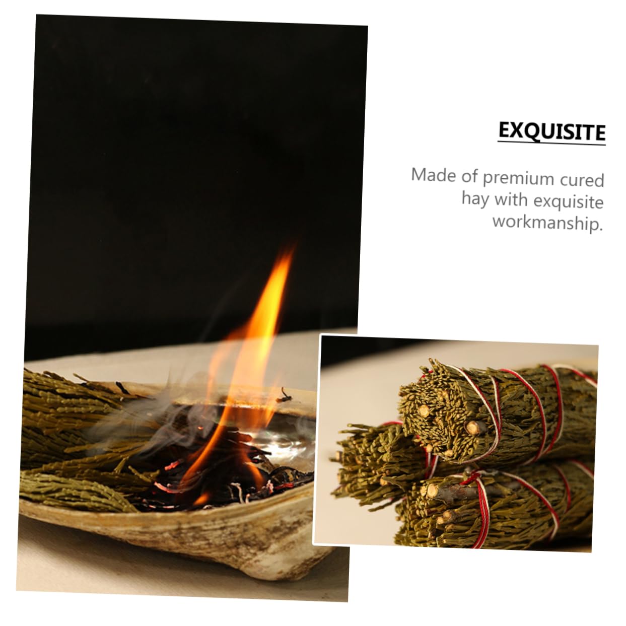 ABOOFAN 3 Stück 3 Zedernstock Ritual ritals Vitality Zedernholz für die Meditation natürlicher holzstäbchen Reine Zedernstäbe Aroma-Stick organisch Zauberstab Räucherstäbchen Heu