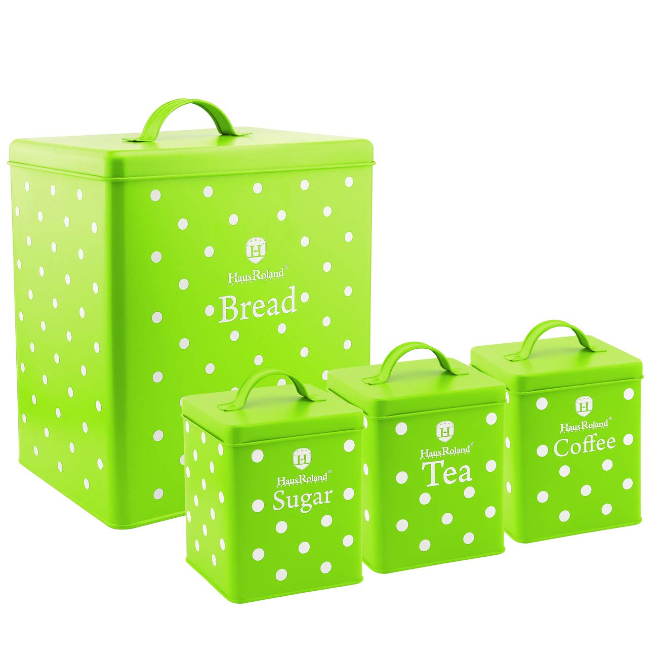 Photo 1 of **NEW: SEE NOTES** HausRoland Bread Box for Kitchen Counter Stainless Steel Bread Bin IN GREEN