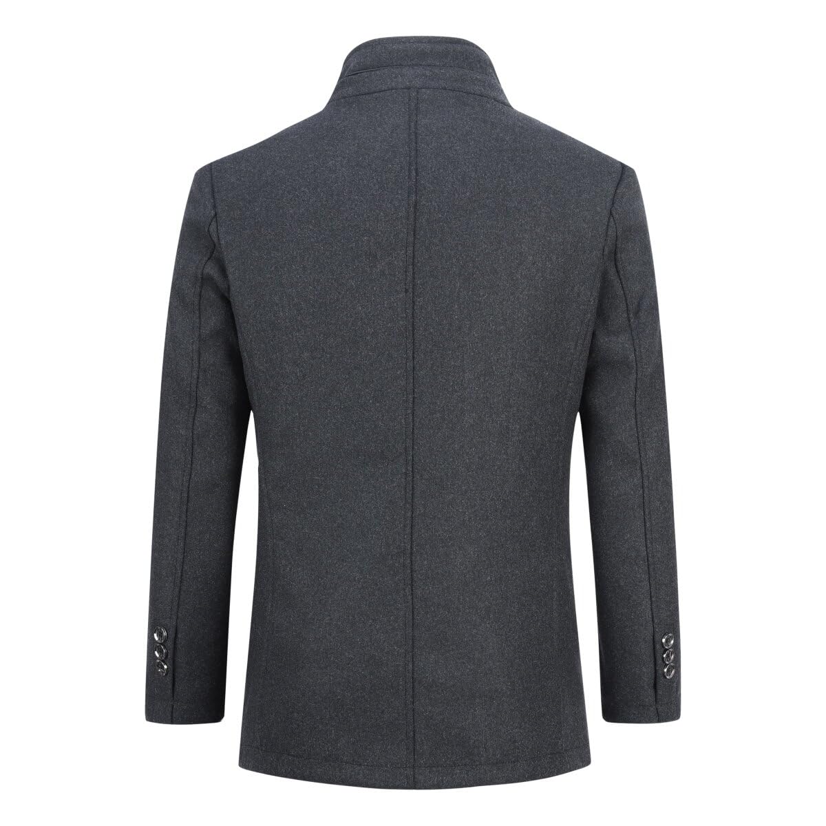 YOUTHUP Cappotto in Lana da Uomo Vestibilità Regolare Cappotti da Lavoro Invernale in Lana di Transizione