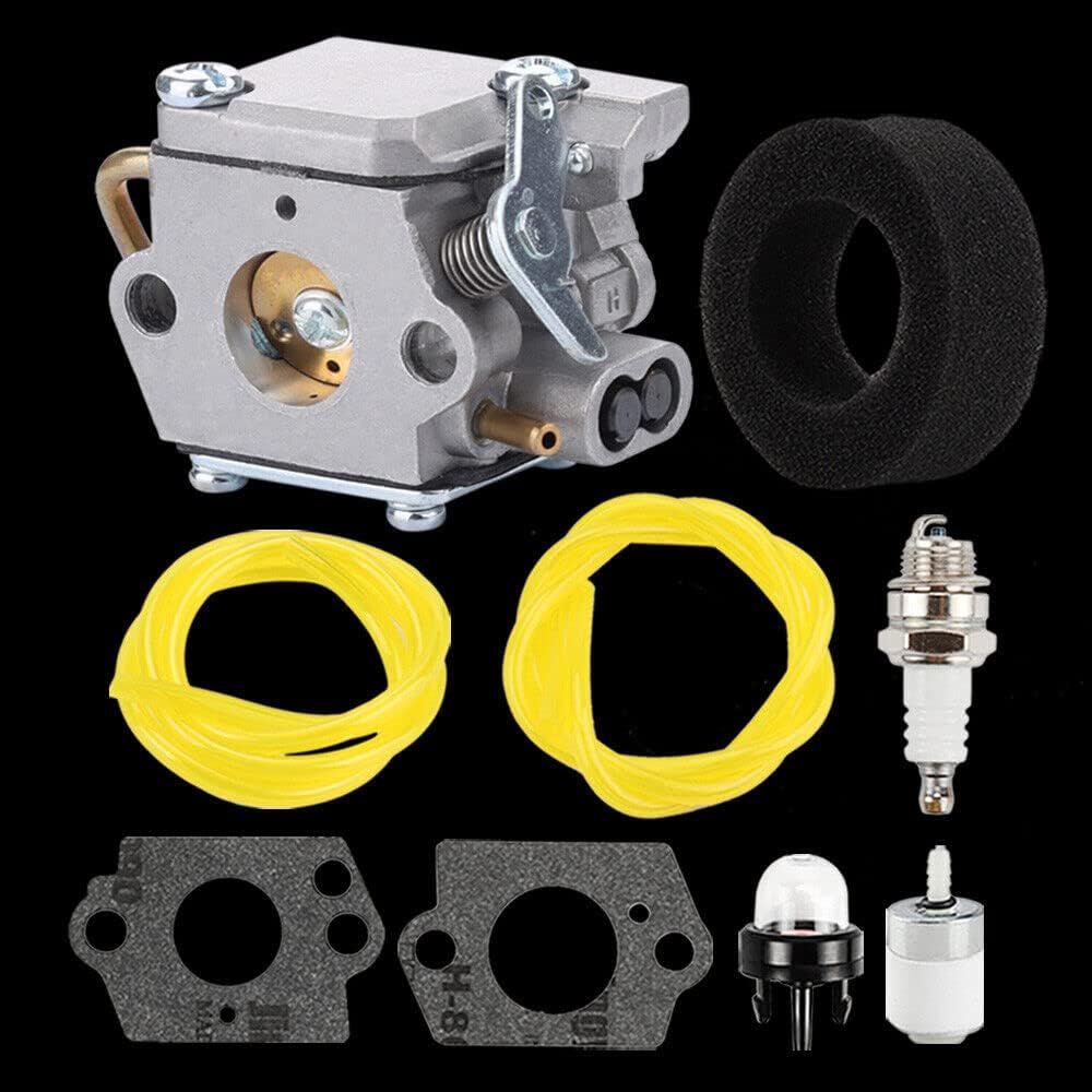 Replace Parts for Machine Carburetor for Troy-Bilt TB70SS TB75SS TB90BC Trimmer Fuel Filter Tune Up Kit