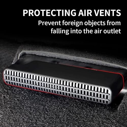 Miniatura 9 de LUNQIN Cubierta de protección de salida de aire debajo del asiento para Ford Edge 2015-2024 y Ford Escape 2020-24, accesorios para interiores de