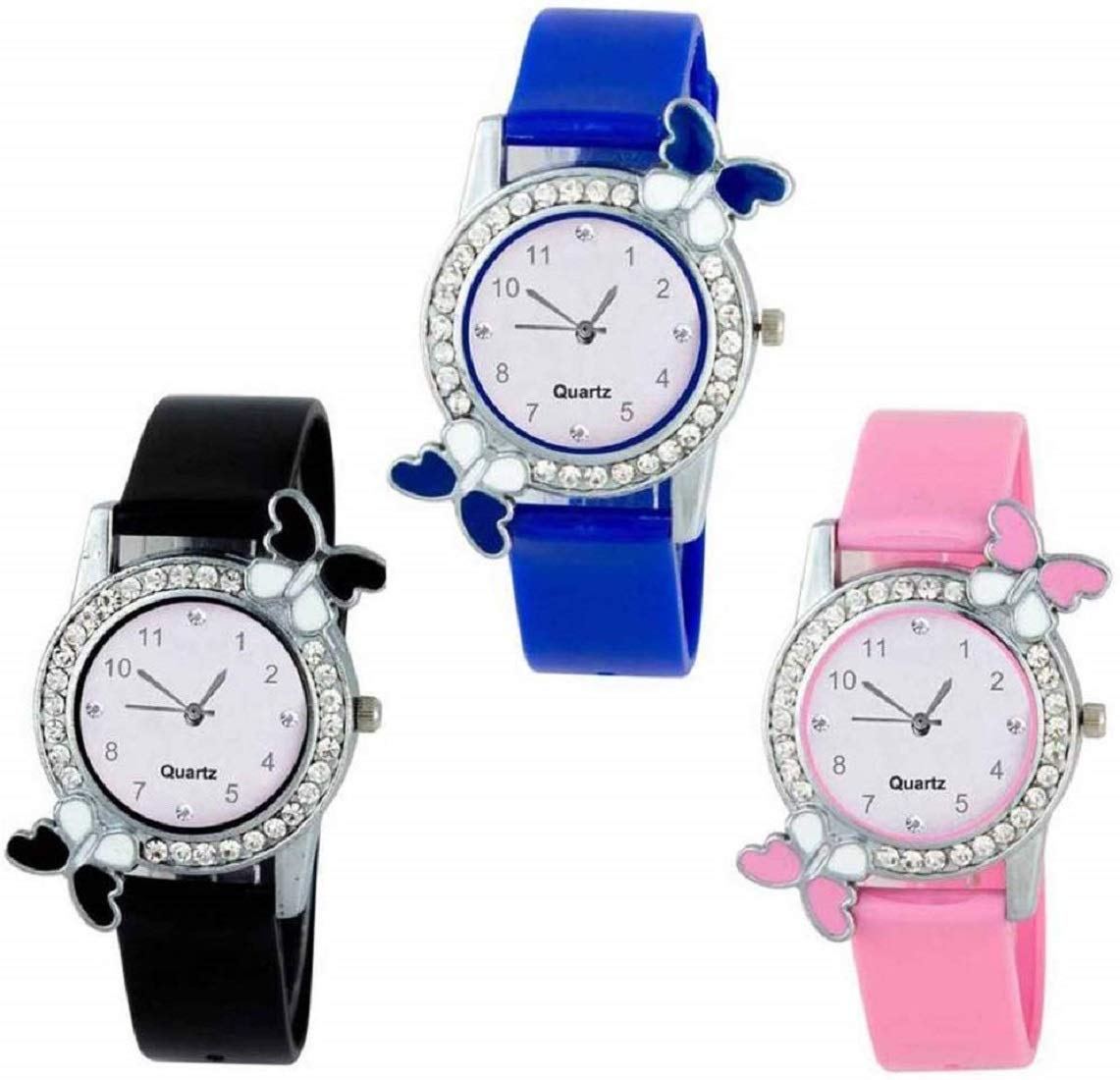 Praizy Analogue Womens Watch(Multicolor Straps) (Pack of 3) (B08WRQ1V3H) Amazon Price History, Amazon Price Tracker