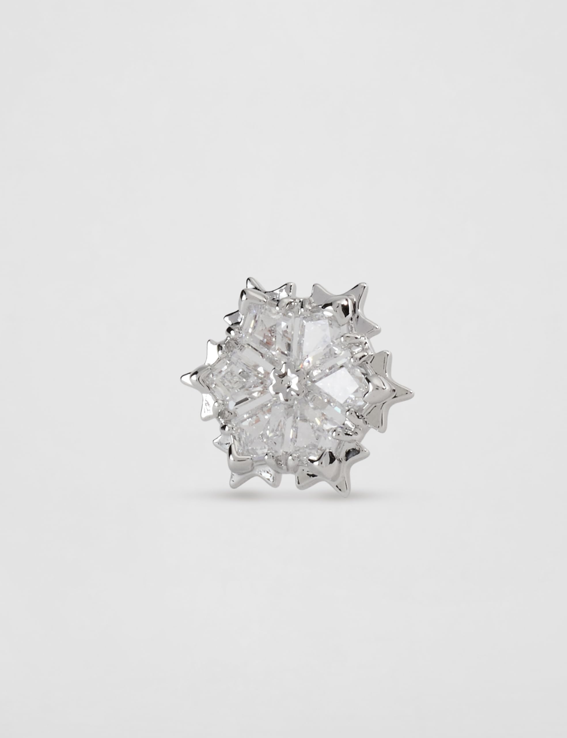 Swarovski Orecchini Magic Evolution Collection, fiocco di neve, Placcatura rodio