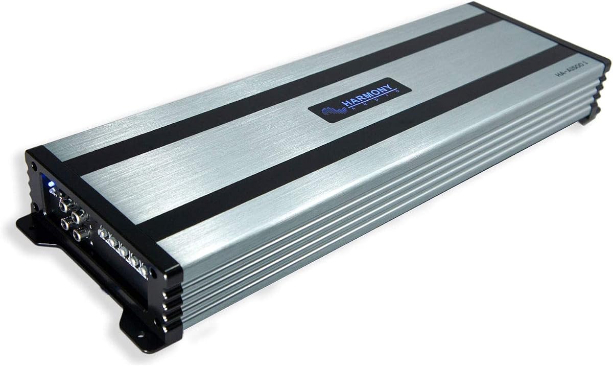 Mono Subwoofer Amplifier 3000 Watt Class-D Amp 1 Ohm Stable Harmony Audio | Bass Remote Included, Monoblock Car Power for Big Sub Builds, Clean Deep Lows, High-Output Daily or Show Use