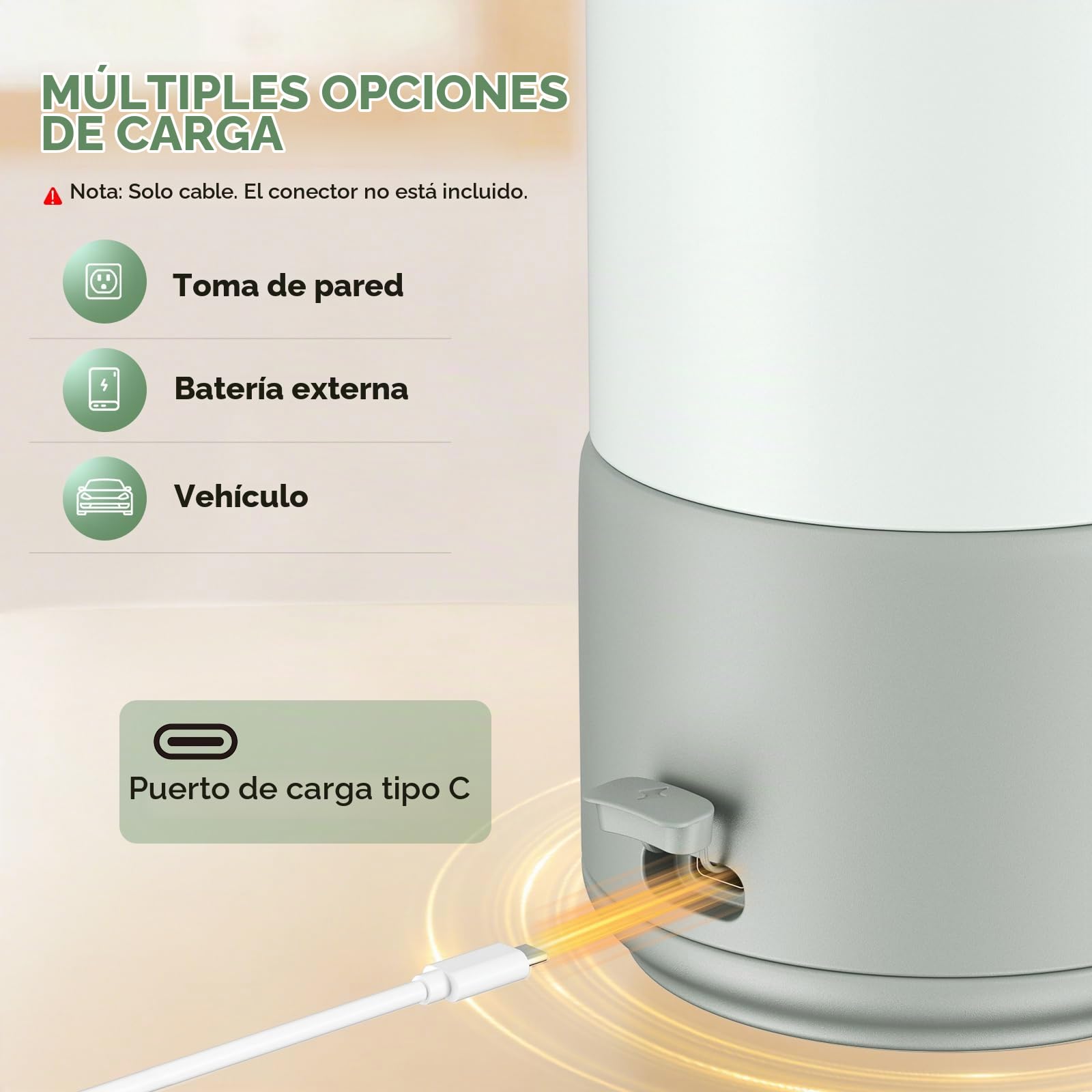 Calientabiberones Portátil 100W – Recipiente Acero Inoxidable Aislamiento al Vacío, Calentamiento Rápido 80 Seg, 500ml, Batería 16000mAh, 37-70°C Ajustable, 3 Modos Leche, Antifugas – Viaje y Hogar