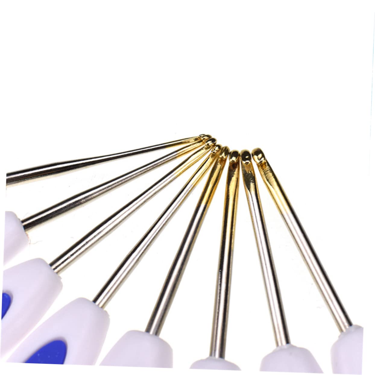 Ciieeo Uncinetto di Uncinetti per Tessitura Ago Barbuto Stile Porcellana Blu e Bianco Strumenti per Tessitura