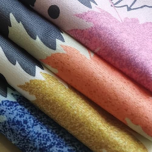 Miniatura 5 de Paquete de 2 fundas de almohada de hoja de arce, turquesa, azul y negro, hojas de arce otoñales, 18 x 18 pulgadas, funda de cojín decorativa de