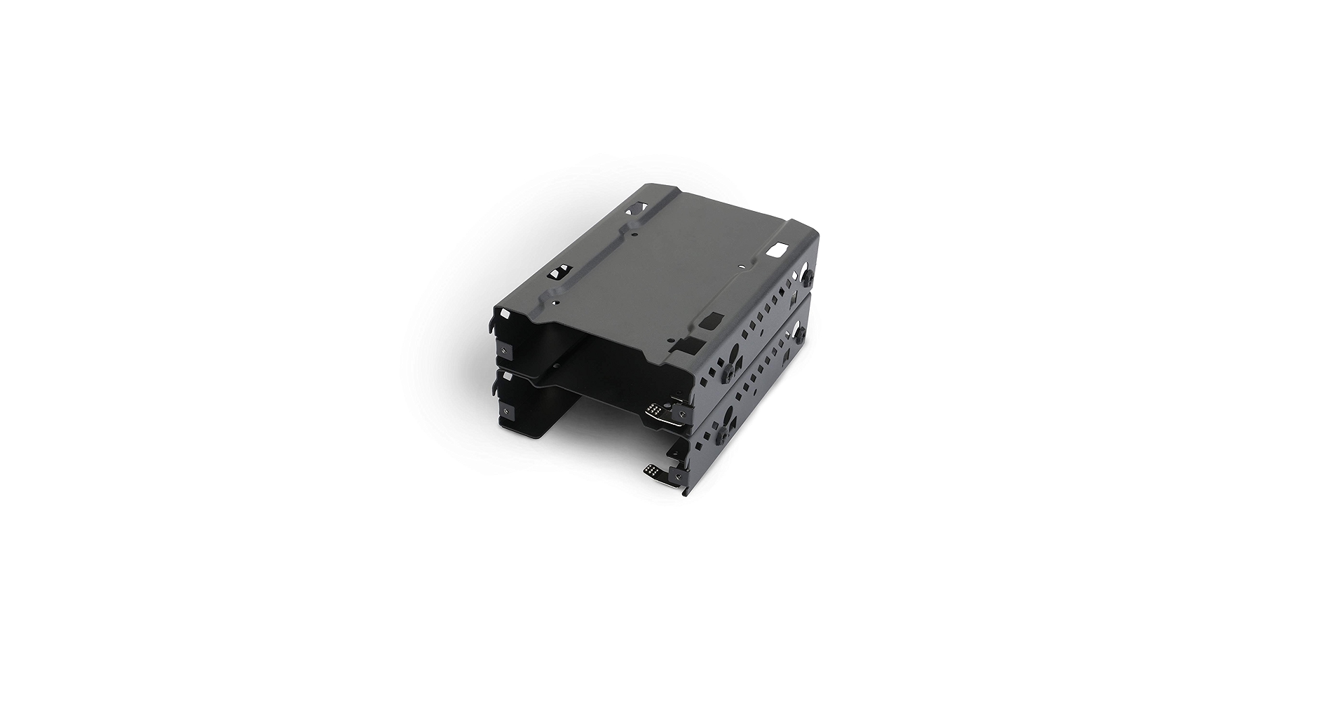Phanteks - Stackable 3.5" HDD Bracket Duo Pack Cases PH-HDDKT_03,Black