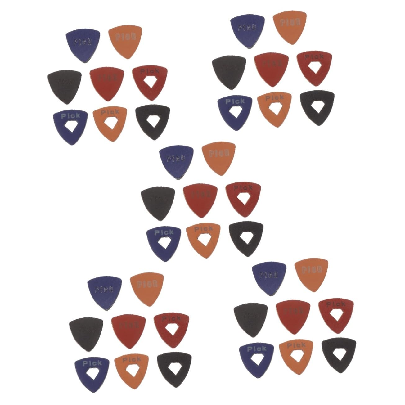 ifundom 40pièces Médiators De Guitare De Design Et Pratique Compatible Avec Guitares Acoustiques Et Électriques Pour Débutants Et Musiciens
