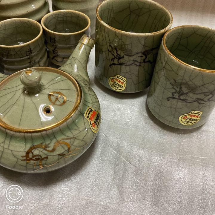 Amazon.co.jp: 相馬焼 急須 湯呑 徳利 おちょこ 夫婦湯吞み : ホーム 
