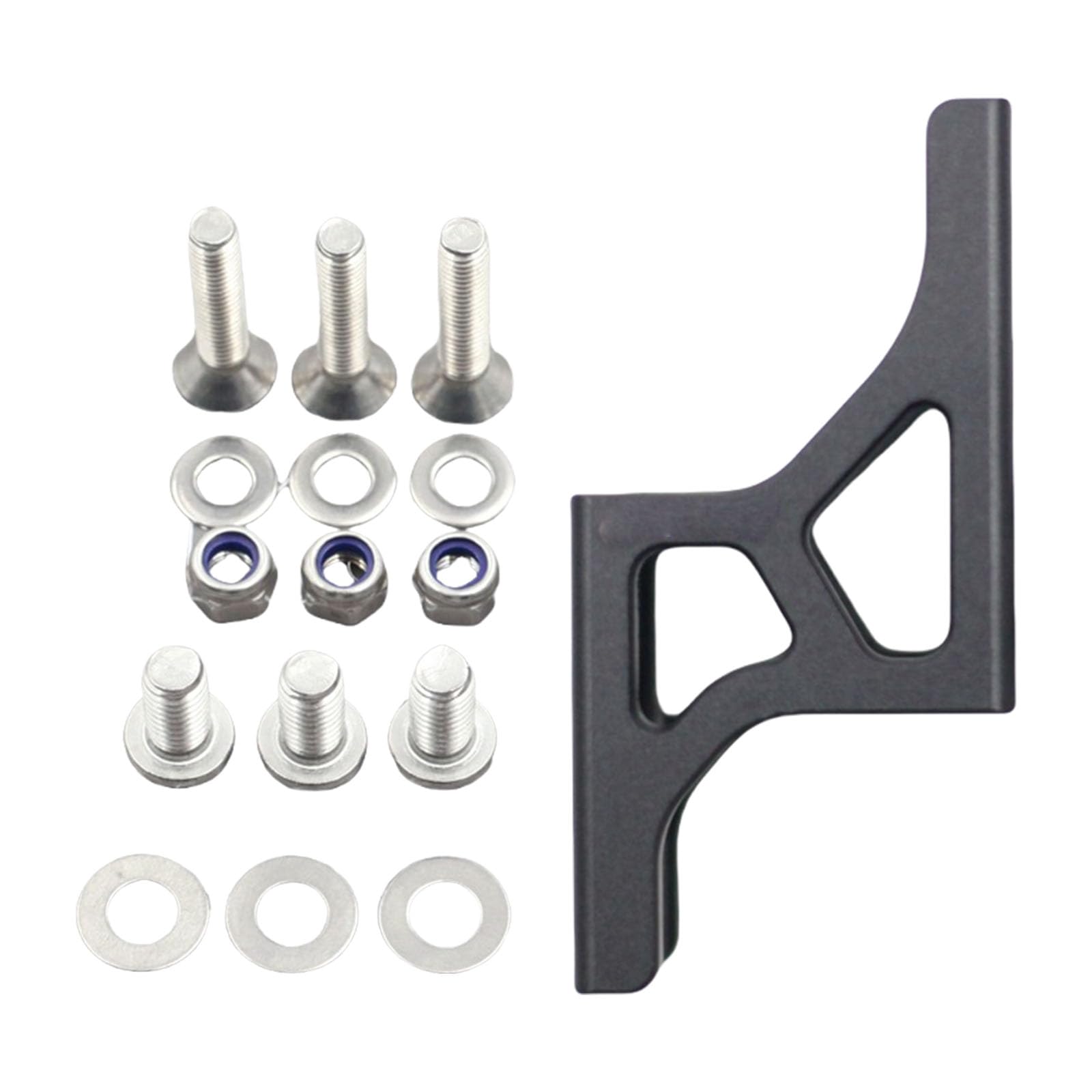 Adrosstoller Raised Mount Bicycles Front Bag Carriers Block Extenders Conversion Seats Aluminum Alloys Bike Nose Light Converter