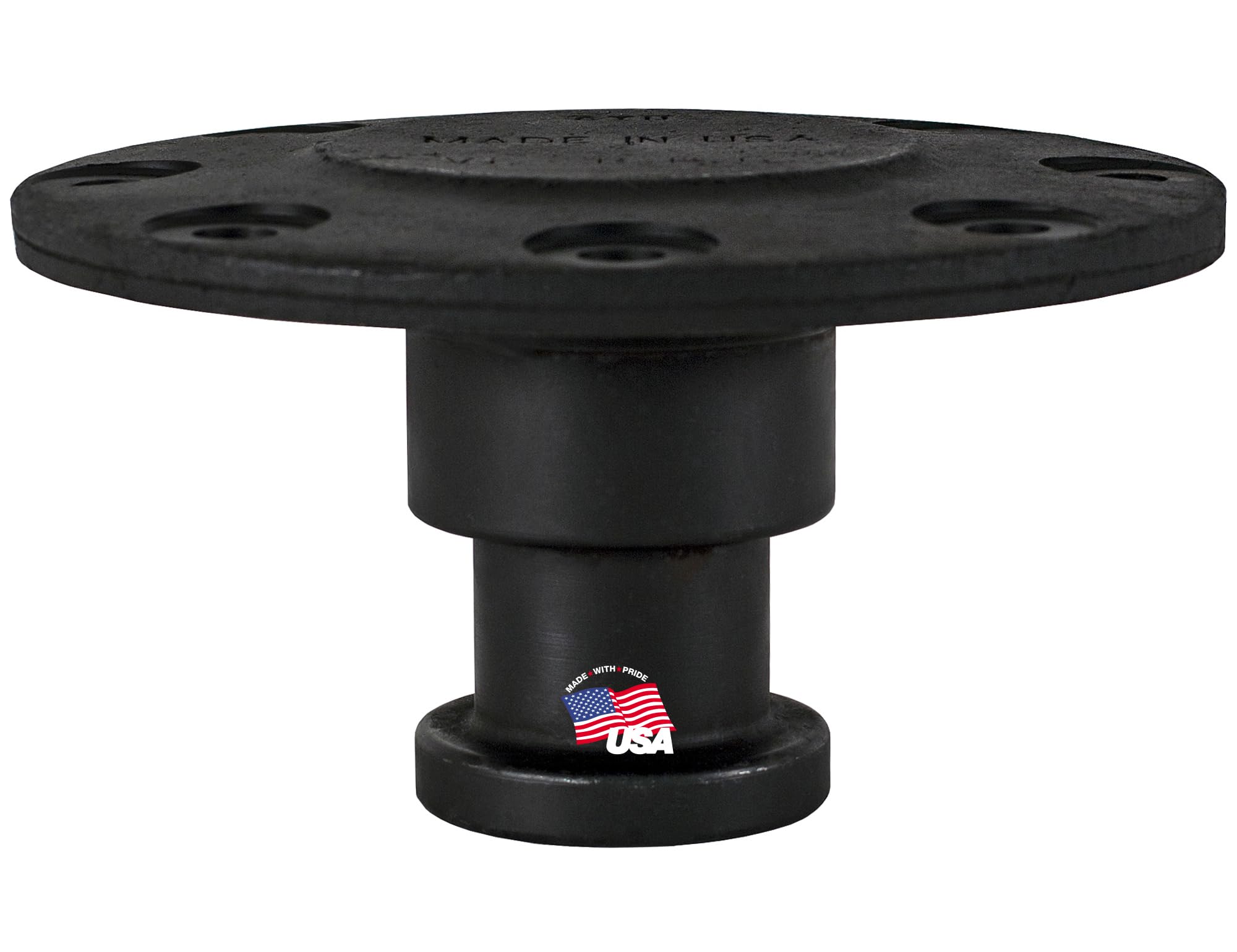 Buyers Products BKPT809B Forged Trailer King Pin, 2-Inch, 8 Holes, 0.50-Inch Bolster Plate Thickness, Weldable, Provide Strength and Reliablity to Your Fifth Wheel, 5th Wheel Accessories