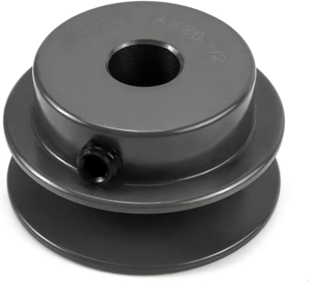 QWORK Single Groove Web Sheaves, 2.05" OD 1/2" Bore V-Belt Sheave for V-Belt,AK2012