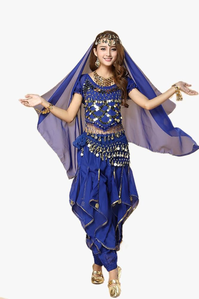 アラビアン ベリーダンス コスプレ 衣装＋アクセサリー 楽天市場】ベリーダンス 衣装 セット ハロウィン コスプレ