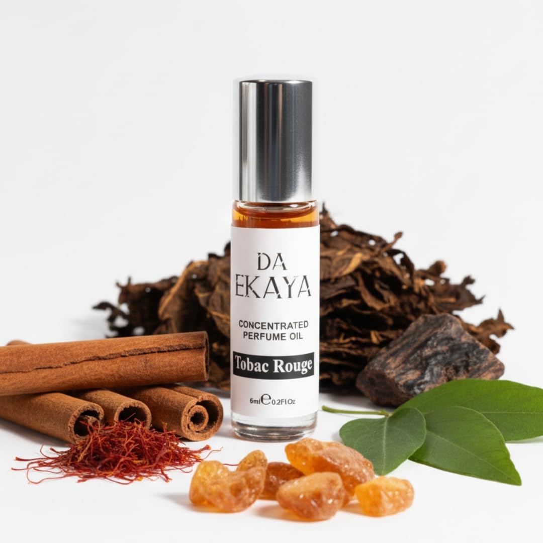 Tobac Rouge for Men | Alcohol-Free | Long-Lasting Non-Alcoholic Roll-on attar | Premium Attar | Cinnamon, Saffaron, Patchouli, Tobacco, Oud and Amber | 6ml-image-30