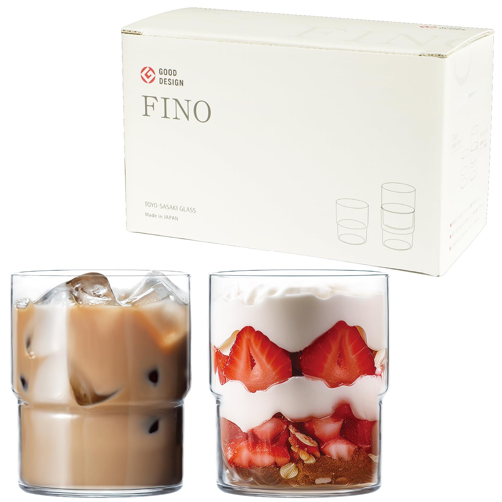 Amazon｜東洋佐々木ガラス グラス フィーノ タンブラーセット 390ml 24 