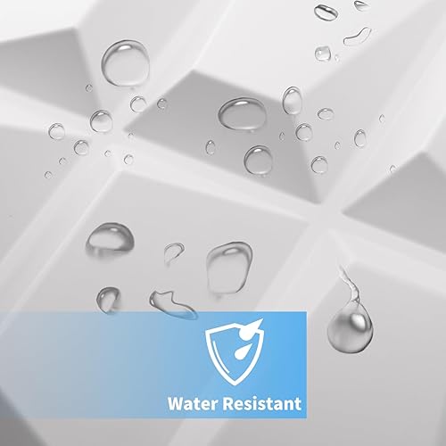 Miniatura 113 de Art3d Panel de pared de 19.7 x 19.7 pulgadas (paquete de 12) color negro