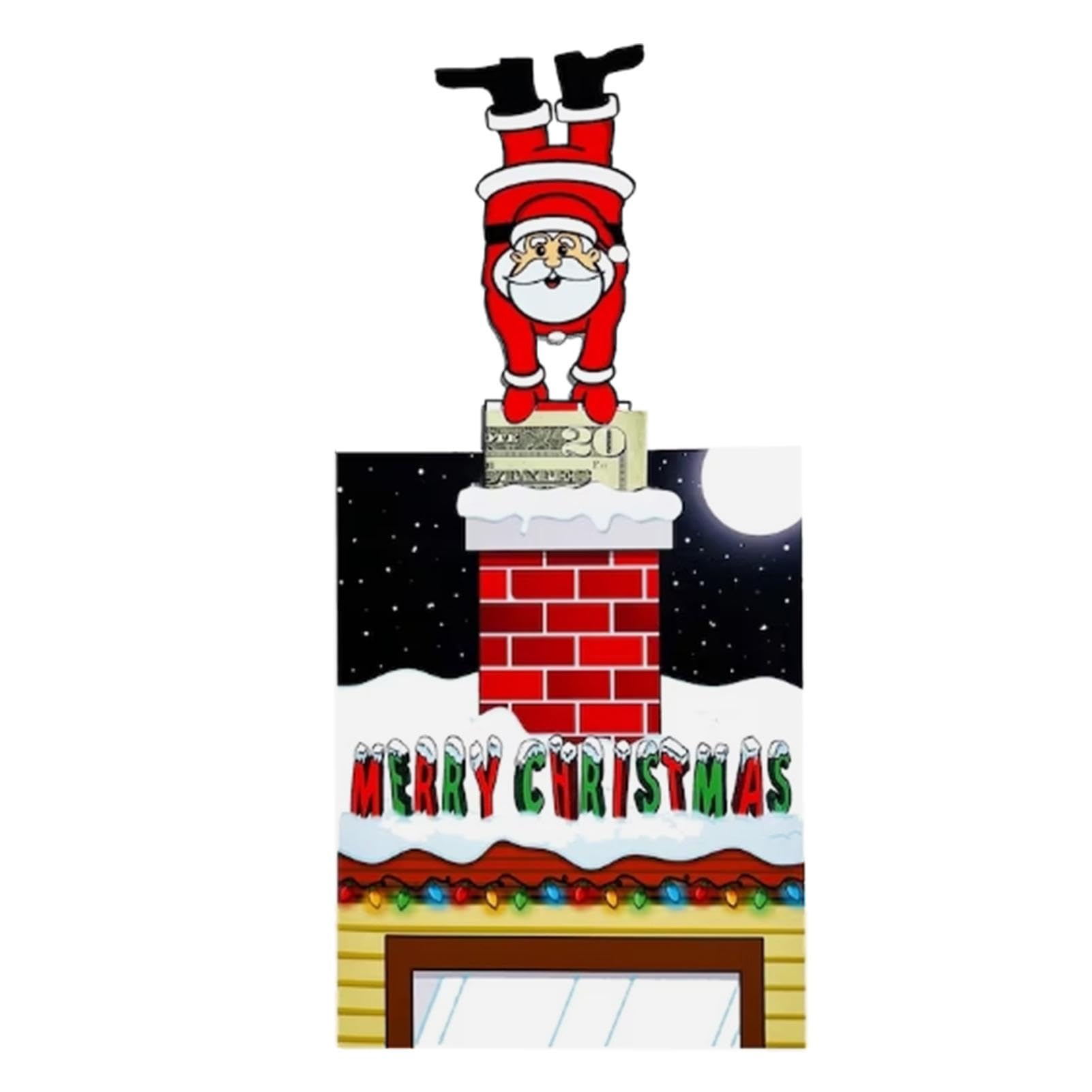 Generico Fermasoldi Natalizi, portasoldi Natalizi | Ornamenti Natalizi per Porta Soldi | Decorazione Porta Soldi Natalizi, Porta Contanti Natalizi, Carte Denaro Festive Natalizie