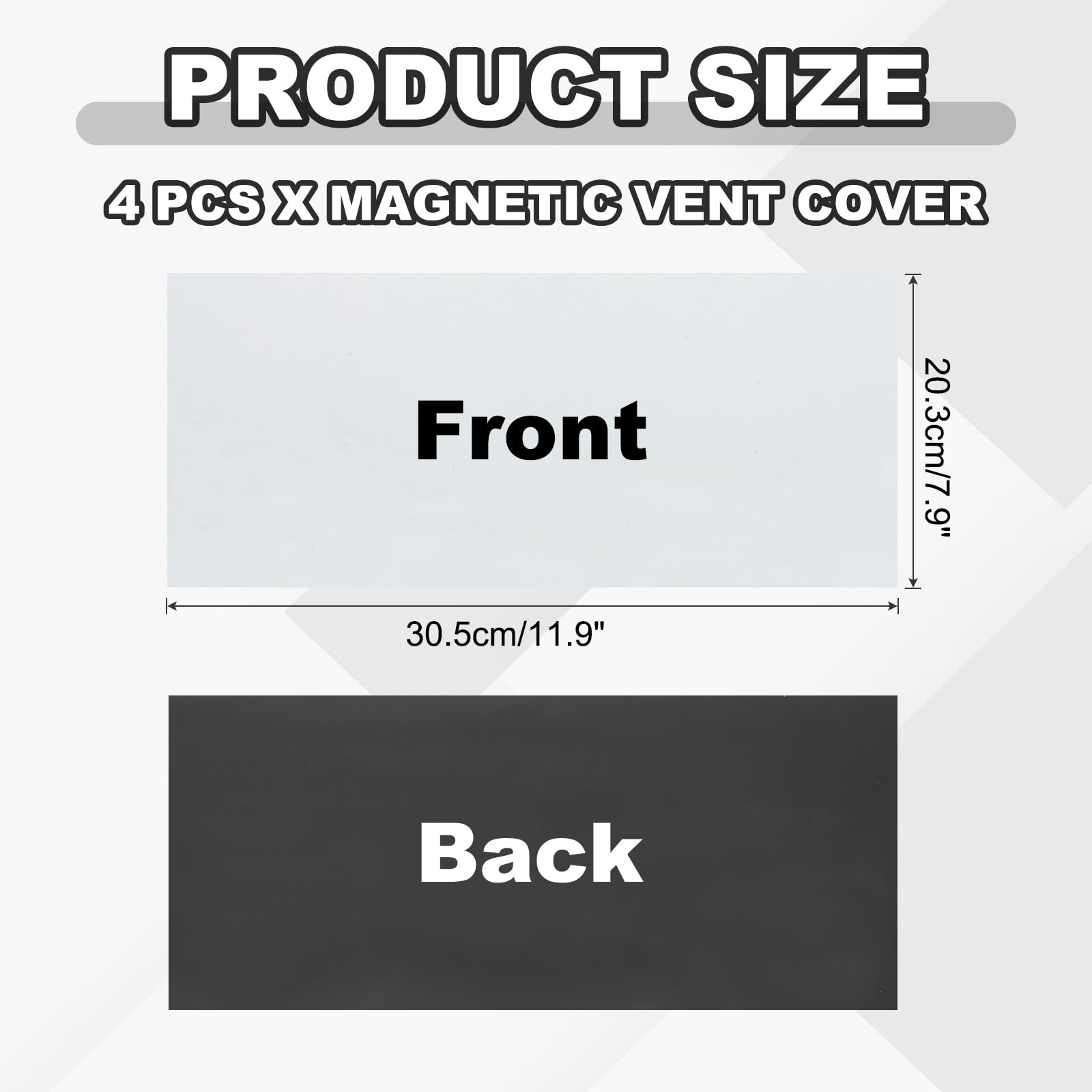 PATIKIL 305 x 203 mm Magnetic Vent Cover - Image 2