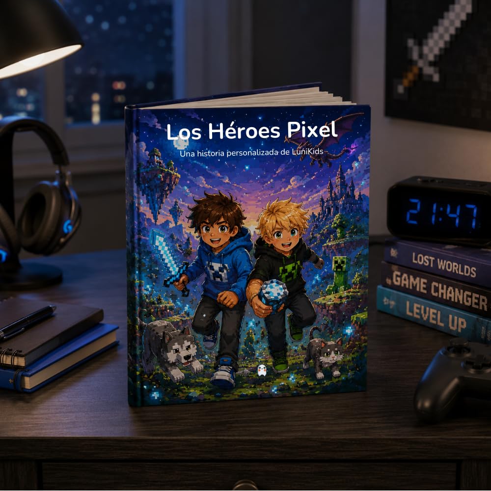 Libro personalizado para niños con estilo Manga – Historia e ilustraciones Manga personalizadas | Aventura única con nombre, personajes, temática e historia | Regalo para niños (Tapa blanda)