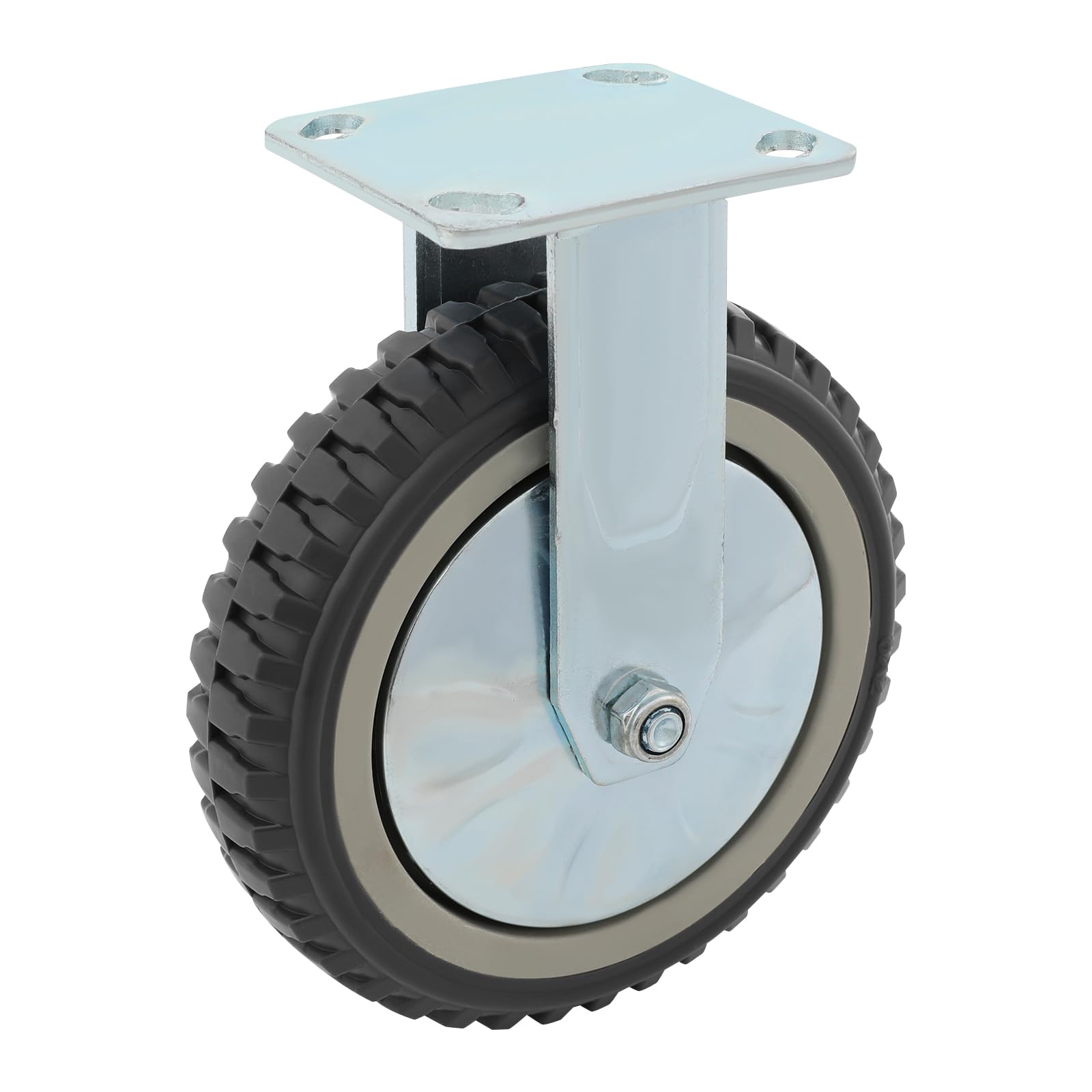 4 Stück Transportrollen, 200mm Schwerlastrollen Bockrolle Industrierollen Outdoor-Hochleistungsräder Tragkraft 700 kg