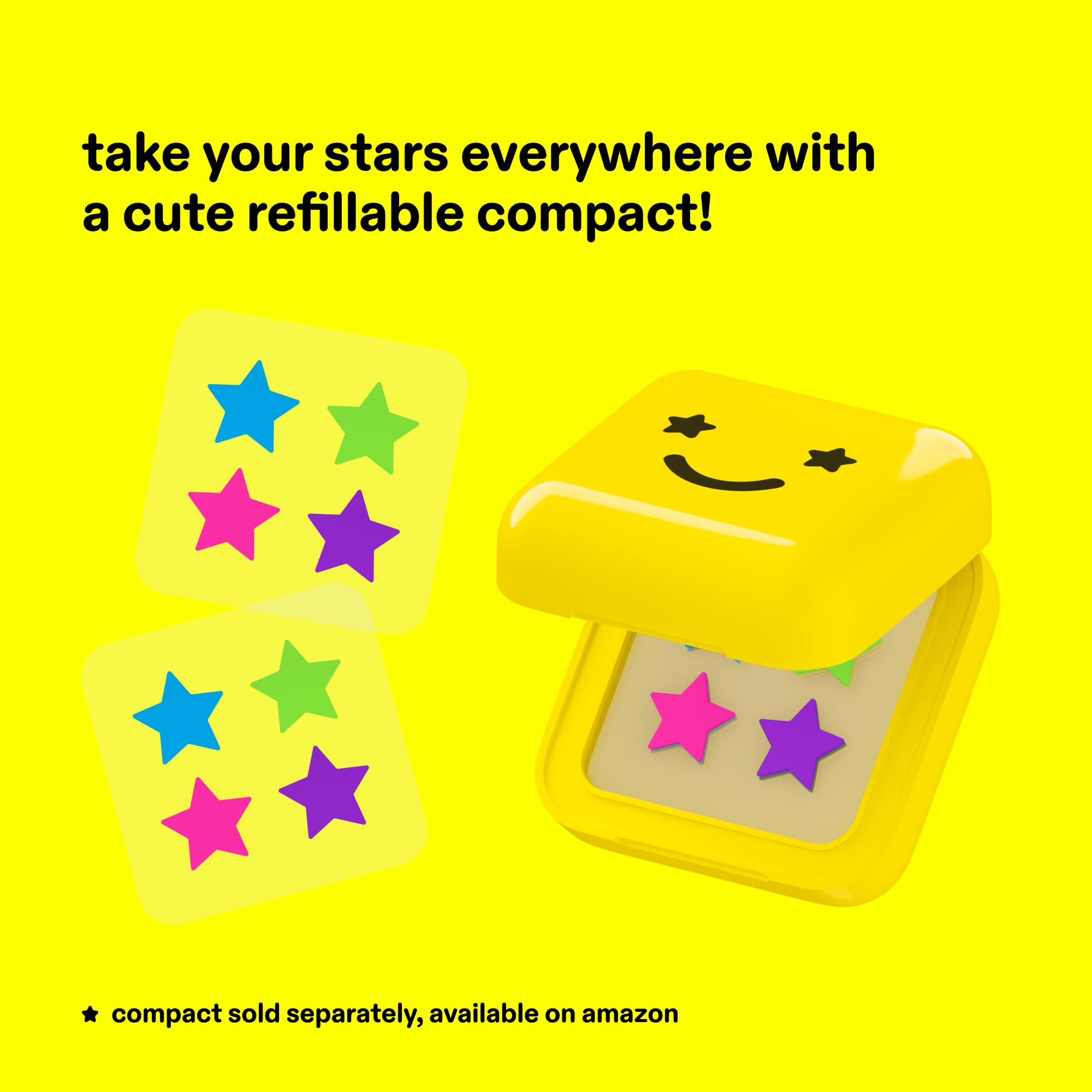 Starface Hydro-Star Party Pack Pimple Patches BIG PACK, Hydrocolloid, Clinically Proven Spot Shrinking in 6 Hours, Absorb Fluid, Reduce Redness, 4 Fun Colors, Vegan, Cruelty-Free Skincare (96 Count): 96 Count, Standard Colorful Hydrocolloid Stars