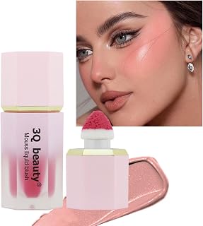 Líquido Mousse,em u- longa duração para bochechas, fórmula hidratante natural para bochechas e lábios Pinnkl