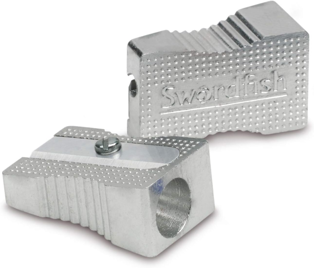 Swordfish“Metal Wedge” Single Hole Pencil Sharpener [Pack of 20] Ref: 40210