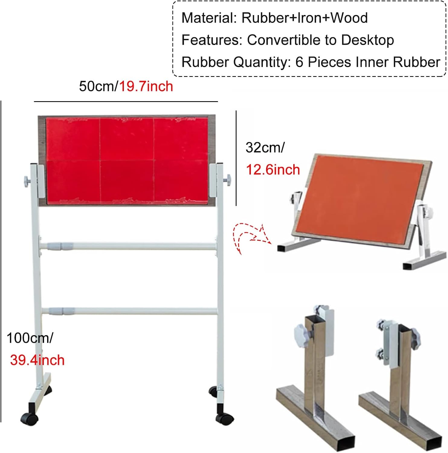 Indoor/Outdoor Ping-Pong Table Rebound Board, Freestanding Table Tennis Return Board Rebounder, Self Training Equipment, Easy to Install
