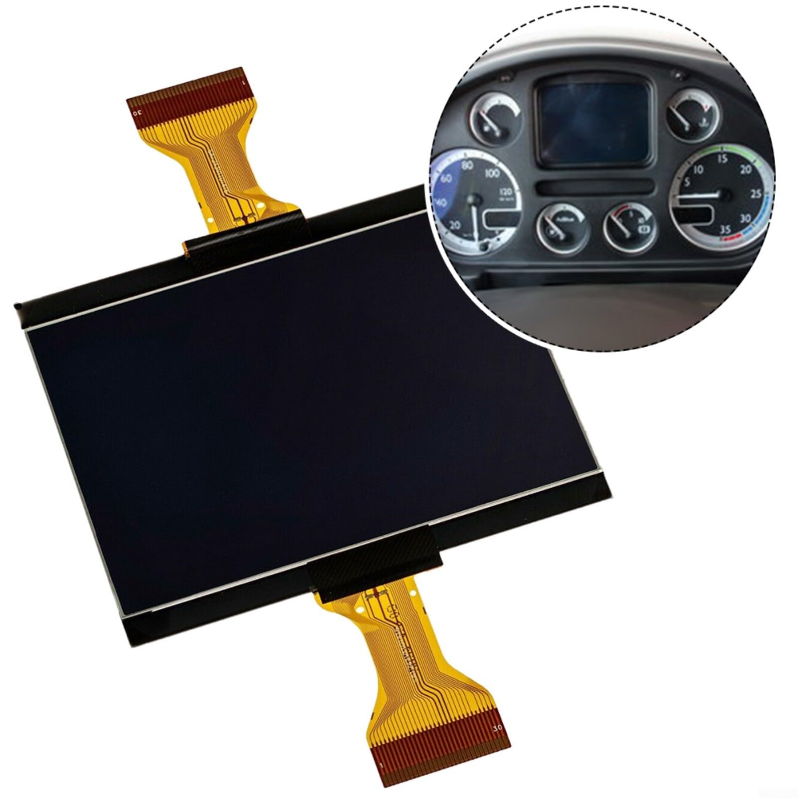 Pantalla LCD de repuesto para camión para DAF para LF para XF 45 55 75 85 95 105 2001-2019, negro