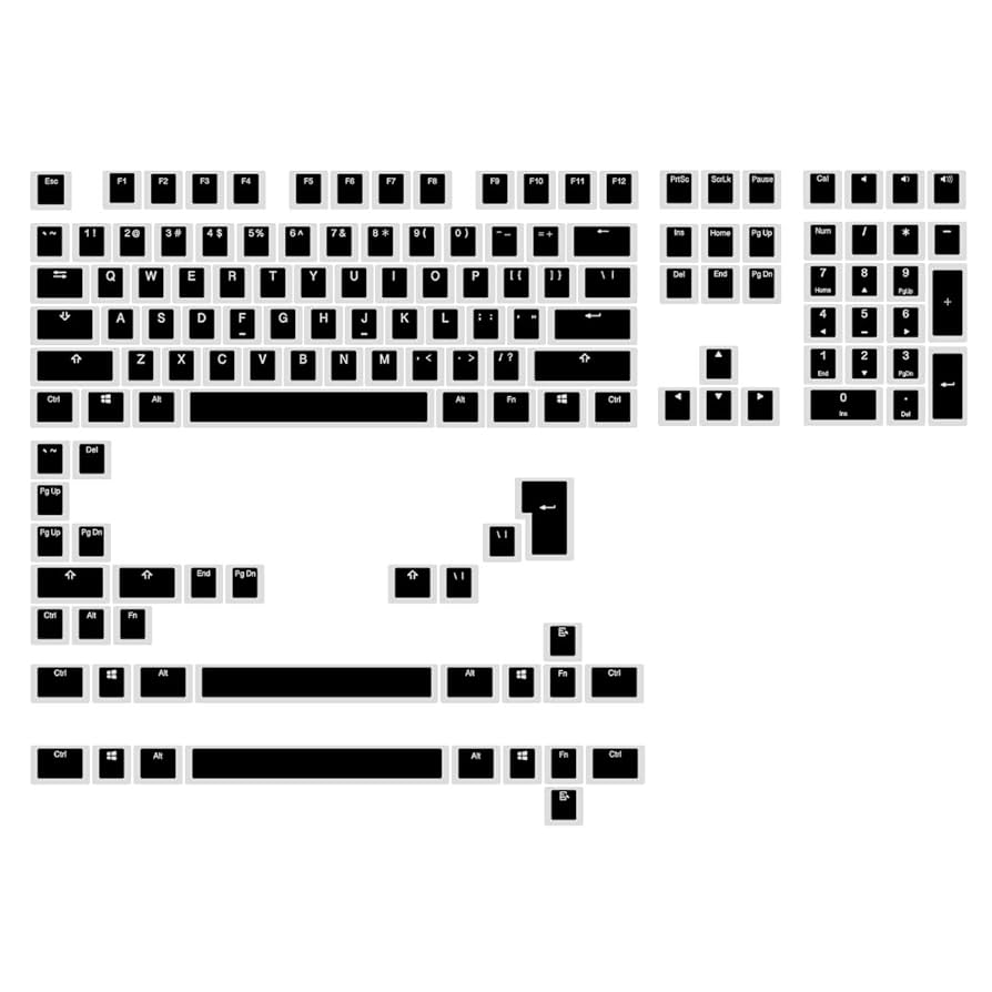 Amazon.com: KPREPUBLIC Pudding V2 pbt doubleshot keycap OEM