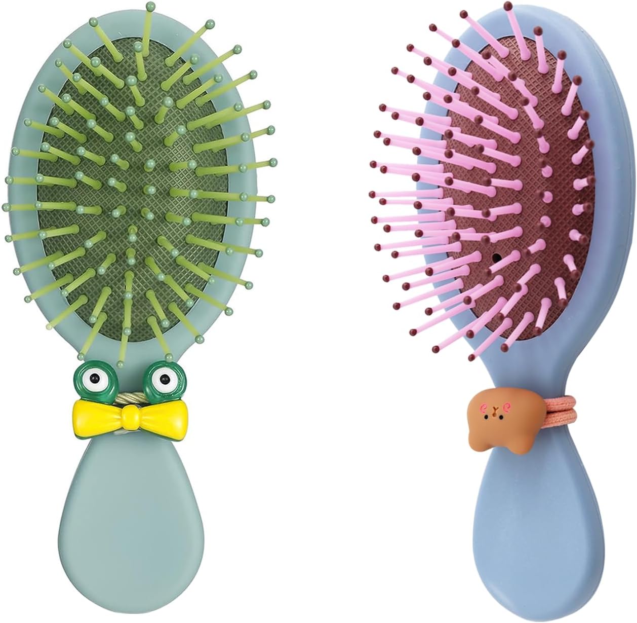 2Pcs Toddler Hair Brush Kids Hair Brush Set for Women Girls and Kids Detangling Natural Curly Straight Wet or Dry Hair in Travel Salon School Home Provide Effective Way for Daily Hair Care