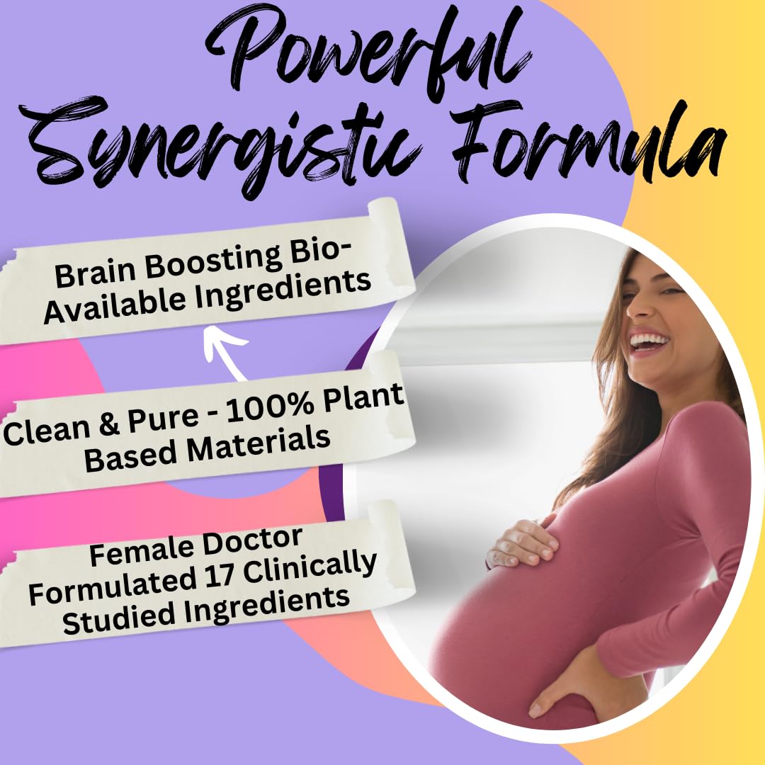 BioImmune Ultra Strength Bio-Available Prenatal Vitamins for Women, Naturally Occurring Methylated Folate Folic Acid, DHA Omega 3. Supports Brain Development, Healthy Fetal Development — Amazon image 2
