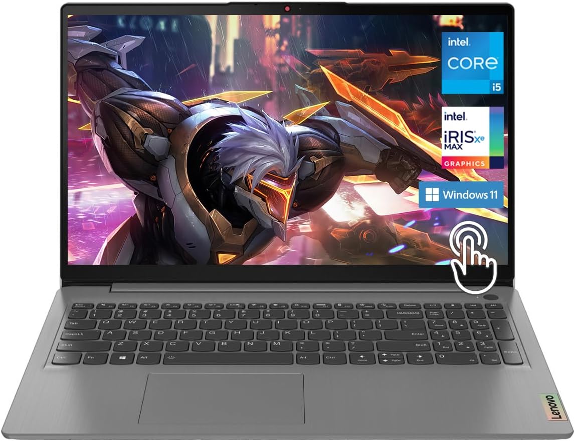 Lenovo 2023 Ideapad 3i Business Student Laptop, 15.6" FHD Touchscreen, 36GB DDR4 RAM, 2TB SSD, Intel Core i5-1135G7, HDMI, Webcam, Wi-Fi6, Bluetooth, Win11, Arctic Grey, W/GaLiMu