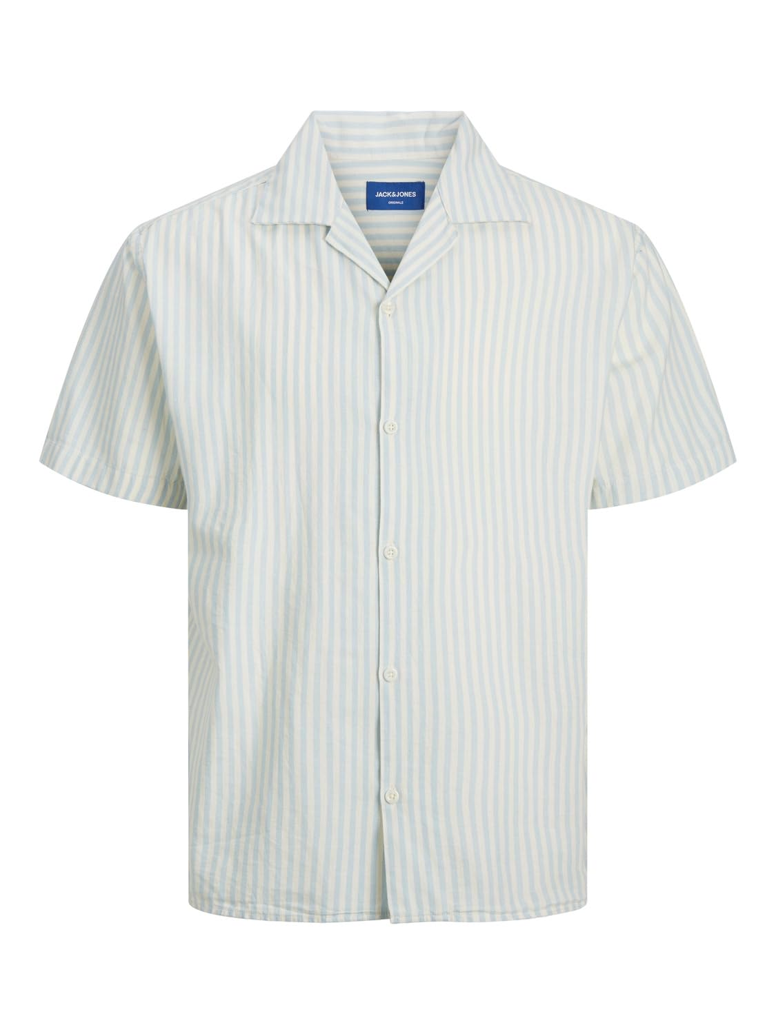 Jack & Jones Camiseta Jorbelize Linen Resort SS Camisa de Manga Corta para Hombre