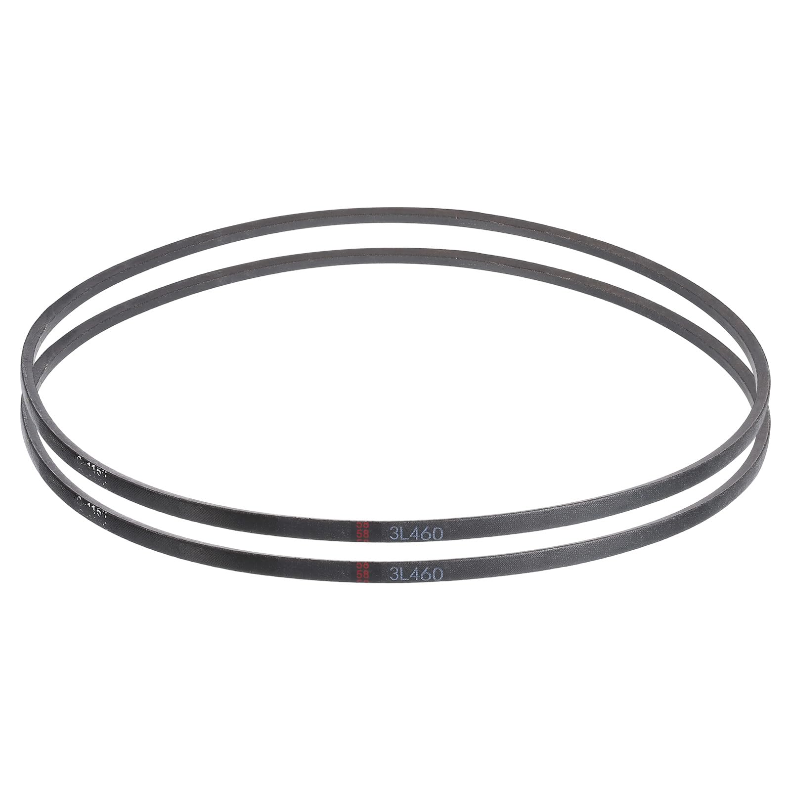 uxcell 3L240 Classic Wrapped Rubber V-Belt, 24"(610mm) Outside Circumference, 3L Profile V Belt 3/8" Width 7/32" Height — view 128