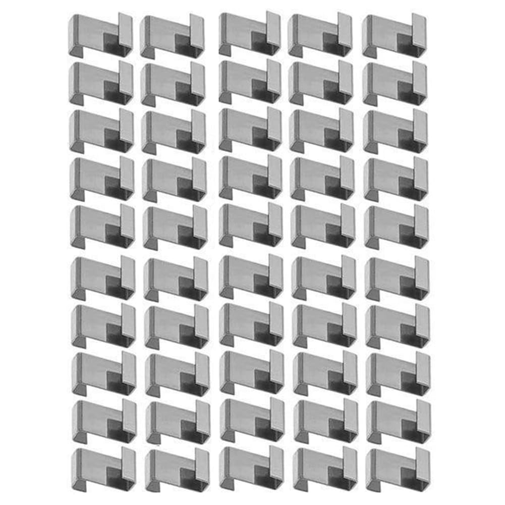Jnchdghwa Greenhouse Glazing Glass Clamps 50Pcs Z-Type Clips Overlap Fixing Replacement Tools