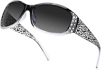 SIPHEW Polarised Sunglasses Womens Trendy Ladies Sunglasses with UV400 Protection Wrap Around Sun Glasses for Women